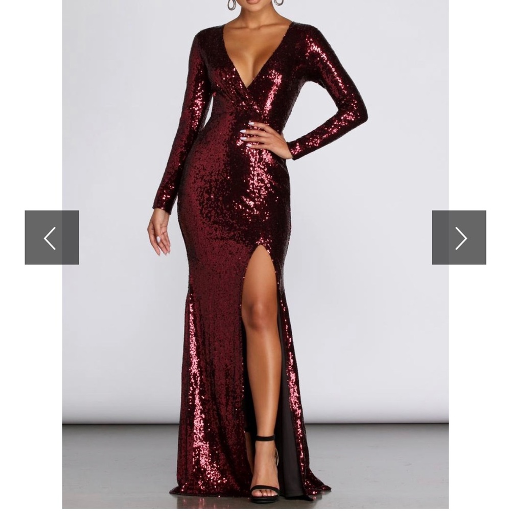 Windsor Sequin Mermaid Dress SZ Small